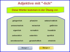 Wortspielereien Adjektive auf - lich.zip